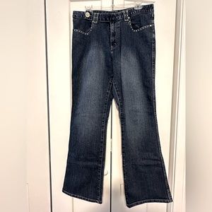 Vintage Kikit Jeans w/ Rhinestones (Size 14)